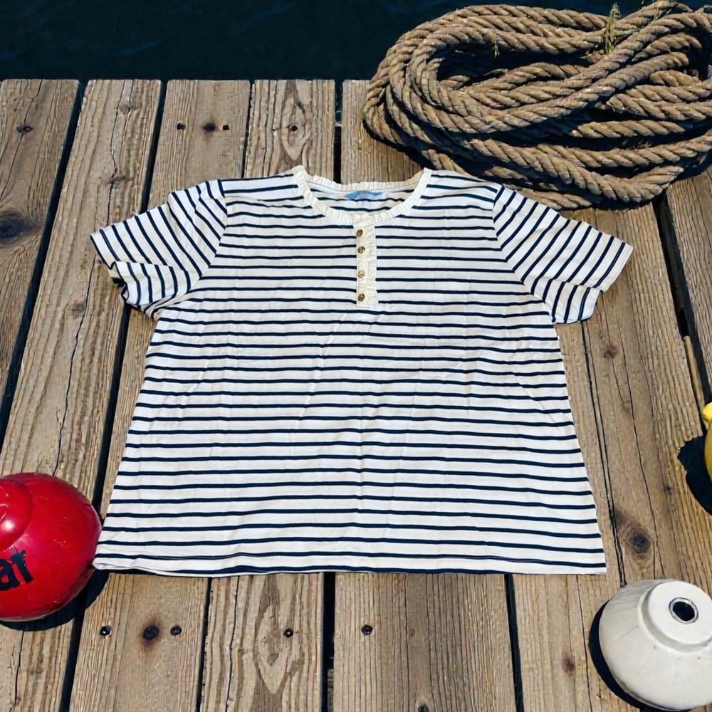 Draper James Striped Shirt Womens (XL)